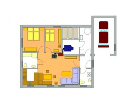 Flat in Dreis-Brck - Vacation, holiday rental ad # 9113 Picture #1