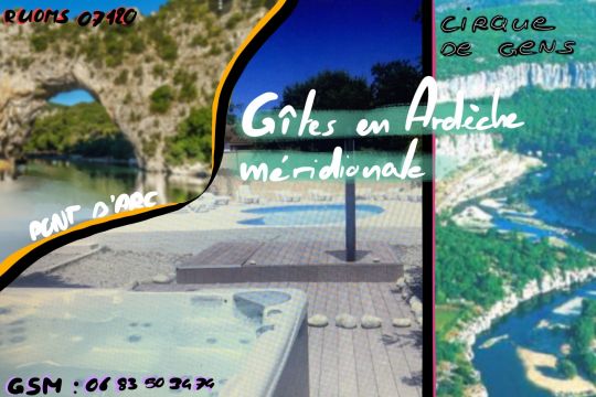 Gite  Ruoms - Location vacances, location saisonnire n59187 Photo n6