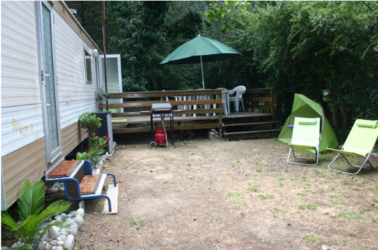 Mobil-home  Le boulou pour  7 •   animaux accepts (chien, chat...) 
