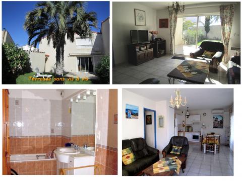 Flat in Saint cyprien plage for   6 •   private parking 