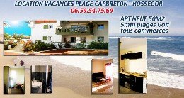 Appartement  Capbreton pour  4 •   animaux accepts (chien, chat...) 