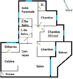 Appartement à Hod hasharon pour  8 •   4 chambres 