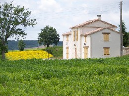 Castelnau montratier -    uitzicht op meer 