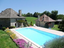 Gite in Comiac for   8 •   with private pool 