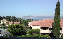 Studio  Saint cyr sur mer pour  4 •   vue sur mer 