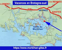 Gites bord Golfe Morbihan