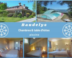 Baudelys - 3 Chambres d'htes au calme Avec piscine (10 x 5)