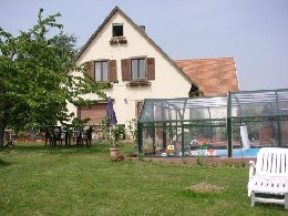 Chambre d'htes  Mittelbergheim pour  14 •   avec piscine prive 