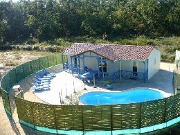 Chalet piscine soulac