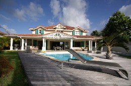 Villa pieds dans l'eau - Lagon de saint franois guadeloupe Accole au...