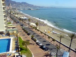 Estudio en Fuengirola para  2 •   vista al mar 