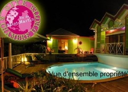Gite in Saint martin for   2 •   view on sea 