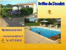 Gite 6 personnes Laurac En Vivarais - location vacances