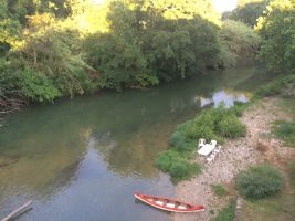 Moulin piscine et plage