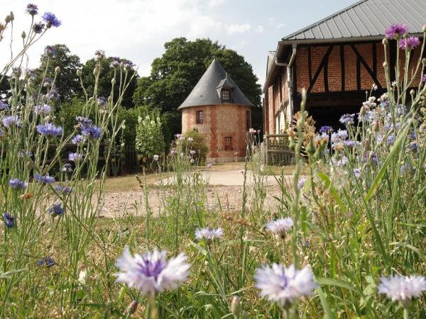 Gite  Bourg-beaudouin pour  3 •   cour 