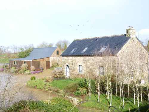 Gite in Plougat-moysan fr  6 •   Aussicht auf See 