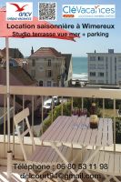 Studio � Wimereux pour  3 &bull;   &bull;  parking priv� 