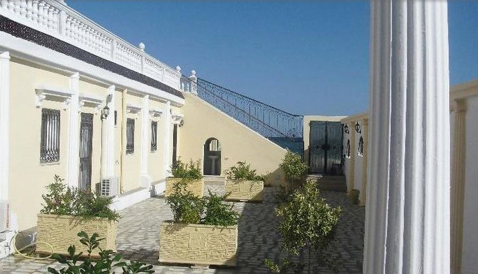 Kantaoui, sousse, tunisie -    uitzicht op zee 