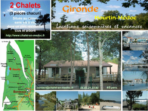 Chalet in Hourtin - Vakantie verhuur advertentie no 24857 Foto no 0