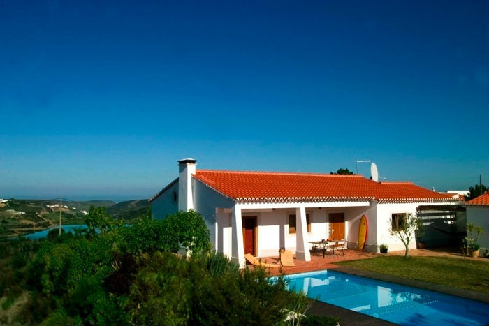 Haus in Aljezur, vale da telha fr  6 •   Aussicht aufs Meer 