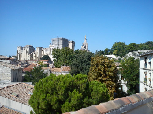 Duplex Avignon - 5 pers.  - Intra-muros. Vue / Palais des Papes Terras...