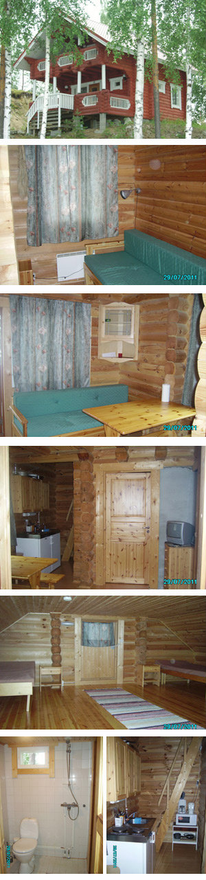 House in Punkaharju for   5 •   view on lake 