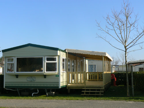 Mobil-home  Gastes pour  8 •   parking priv 