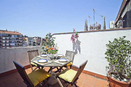 Appartement  Barcelone pour  5 •   avec terrasse 