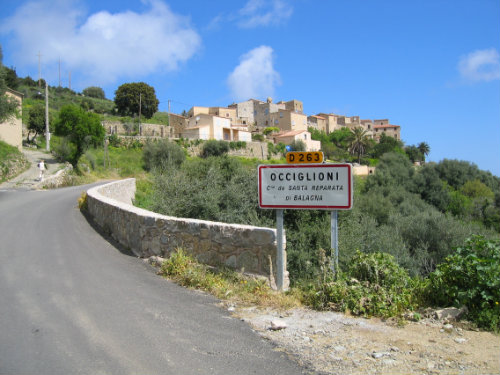 Ile rousse -    vue sur mer 