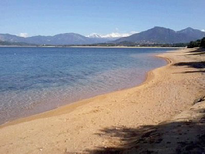 Studio pied dans l'eau,2a - Agosta plage bord de mer,corse sud Plage d...