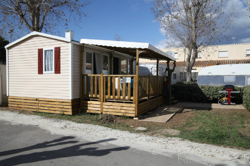 Stacaravan in Marseillan plage voor  4 •   priv parkeerplek 