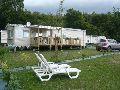 Mobil-home  Litteau pour  6 •   parking priv 