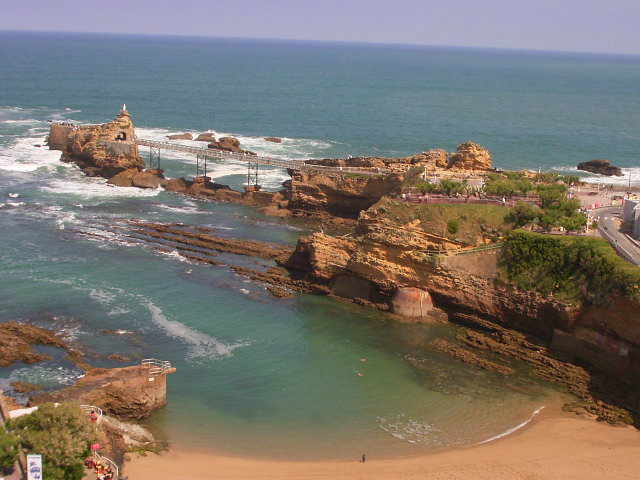 Biarritz -    uitzicht op zee 