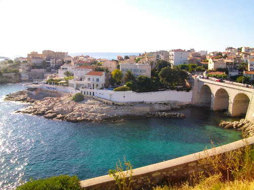 Marseille, la mer  200m - Marseille, appart. Plein sud, calme