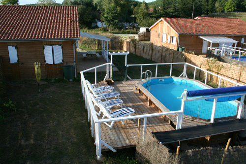 Chalet  Montignac pour  4 •   avec piscine prive 