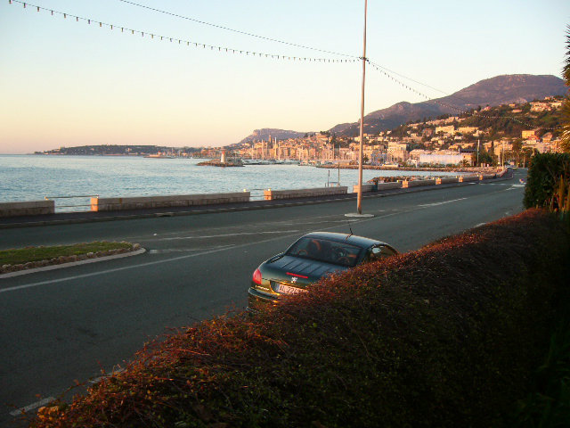 Menton -    vue sur mer 