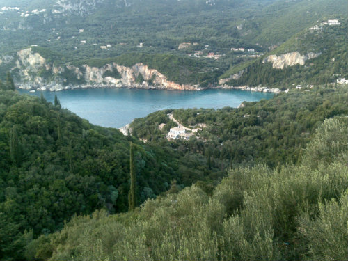 Corfu-greece -    vue sur mer 