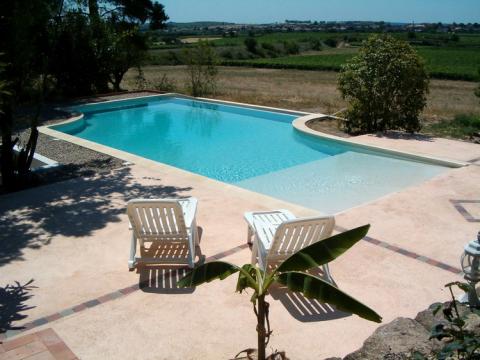 Chalet  Cazouls les bziers pour  4 •   avec piscine partage 