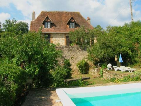 House in Figeac for   6 •   with private pool 