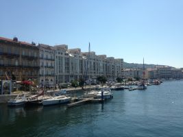 Sete -    vue sur mer 