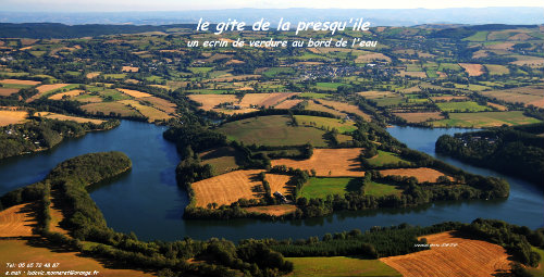 Gite  Le vibal pour  4 •   vue sur lac 