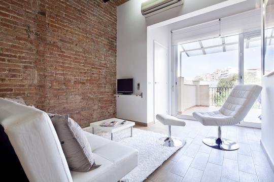 Apartamento en Barcelona para  8 •   con terraza 