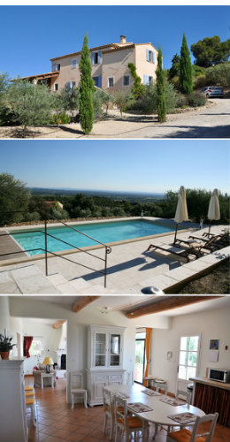 Casa en Crillon-le-brave/bdoin para  8 •   con piscina privada 