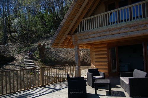 Chalet  Lapeyrugue pour  5 •   avec piscine prive 