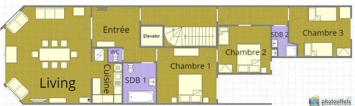 Appartement  La Panne - Location vacances, location saisonnire n49638 Photo n14