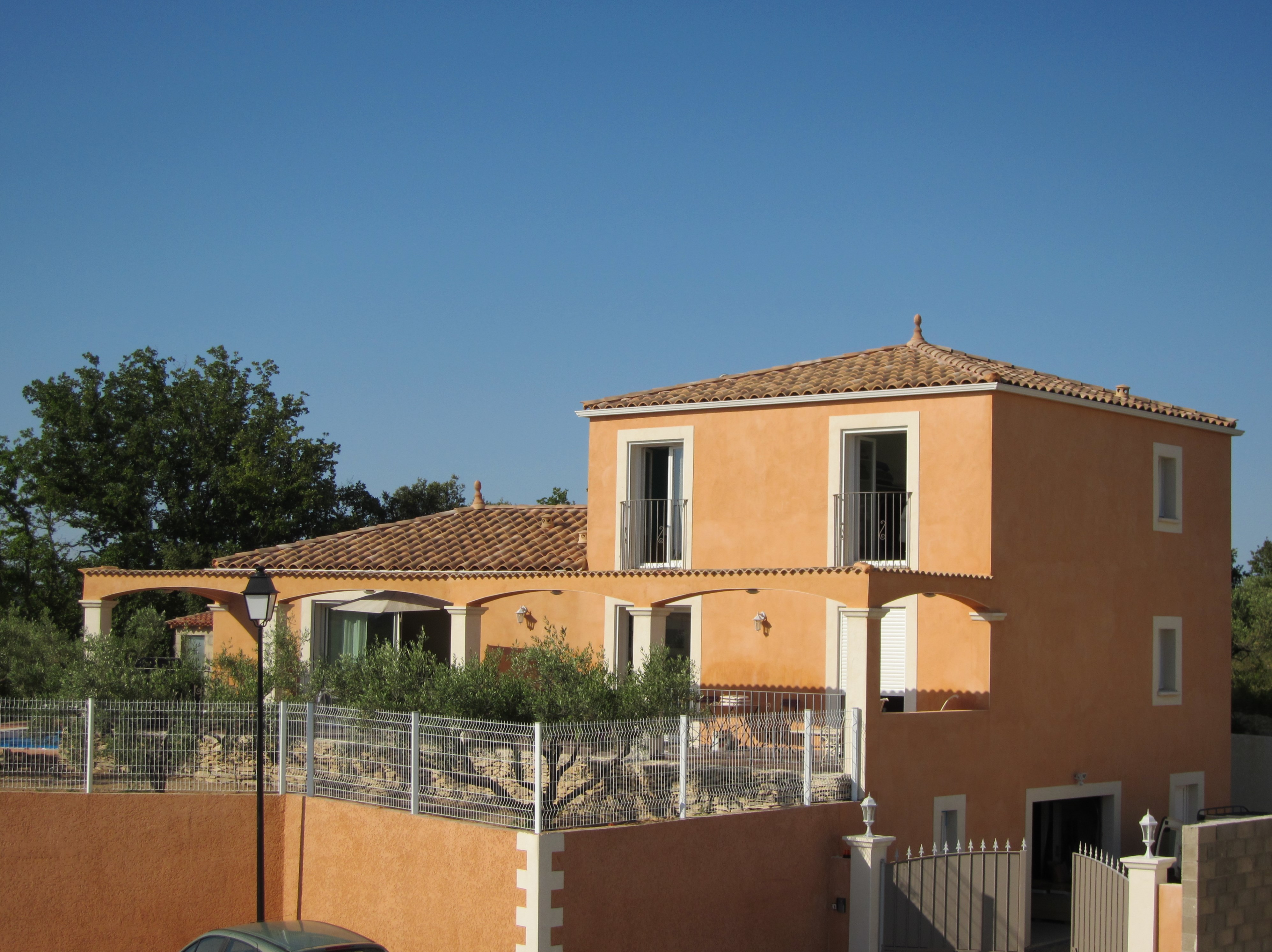 Maison  Souvignargues pour  10 •   avec piscine prive 