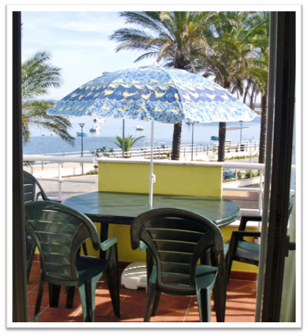 Apartamento en Cabanas de tavira dp para  4 •   vista al mar 
