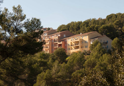 Appartement in Mougins voor  2 •   met zwembad in complex 