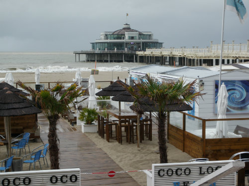 Blankenberge -    Aussicht aufs Meer 