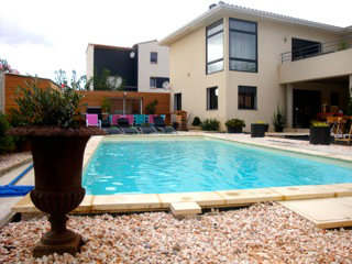 Casa rural en Ste marie la mer para  5 •   con piscina compartida 